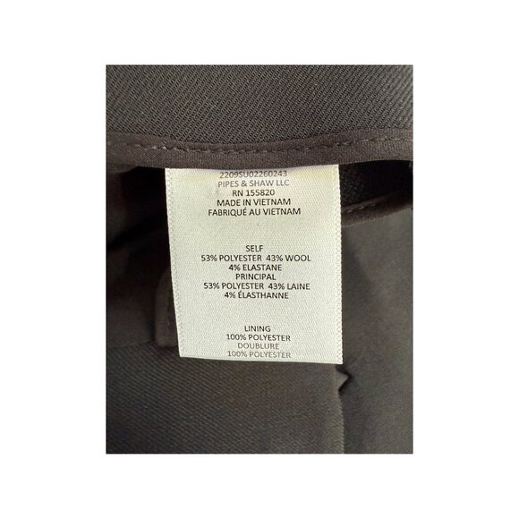 Veronica Beard High Waist Flared Trousers in Black - Picture 8 of 8